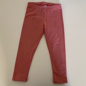 TEX light pink leggings for toddler girls